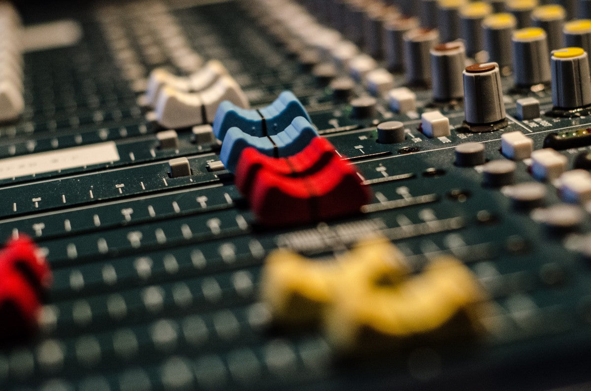recording studio mixer wallpaper