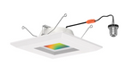 6 Inch LED RGB+W Smart Square Retrofit Downlight, 12W, CCT Selectable, 120V