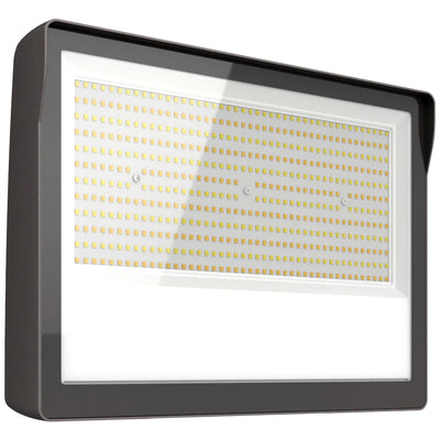 LED Flood Light With Photocell, 30,000 Lumen Max, Wattage and CCT Selectable, Slip Fitter, 120-277V