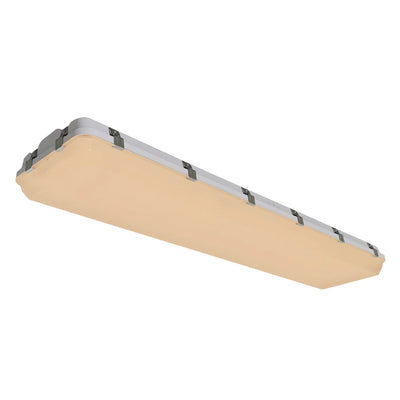 4FT LED Vapor Tight High Bay Light, 32000 Lumen Max, Wattage and CCT Selectable, 120-277V