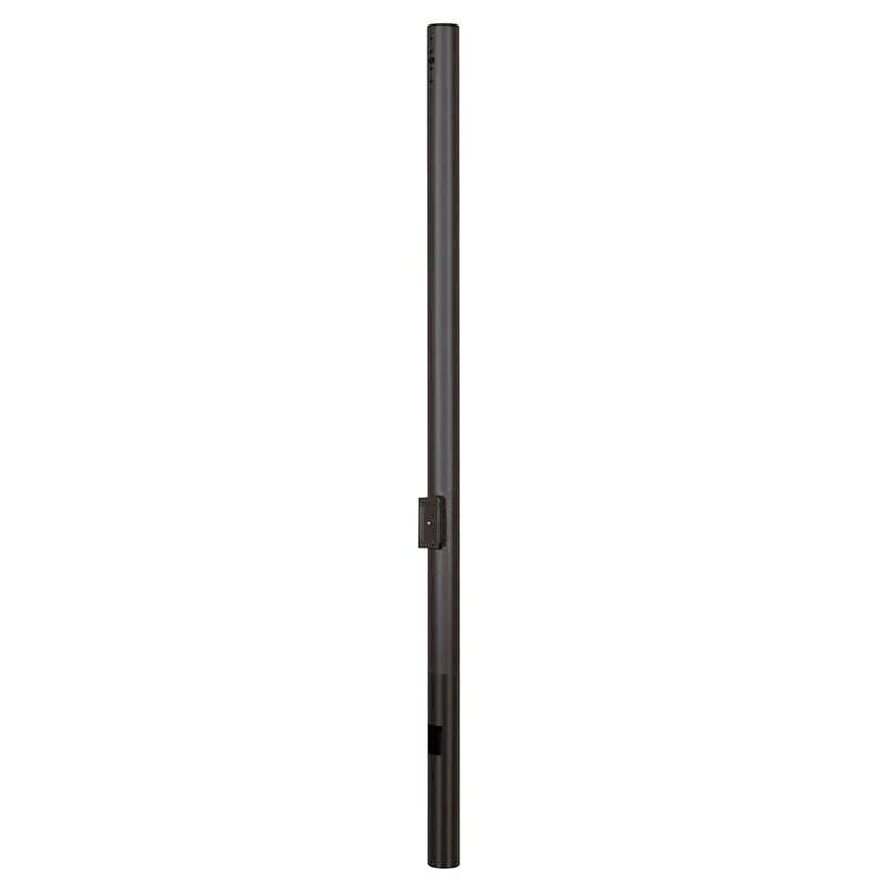 15 Foot 4 Inch Direct burial Straight Round Steel Pole 11G