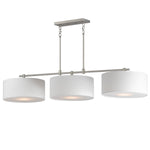 Bongo 3-Light Pendant, Natural Aged Brass, Oil Rubbed Bronze or Satin Nickel Finish