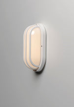 Bulwark 1-Light Outdoor Wall Sconce, Black or White