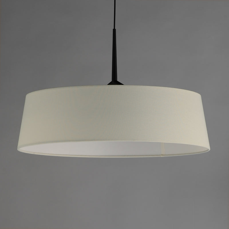 Paramount 21" LED Pendant, Natural Aged Brass or Black