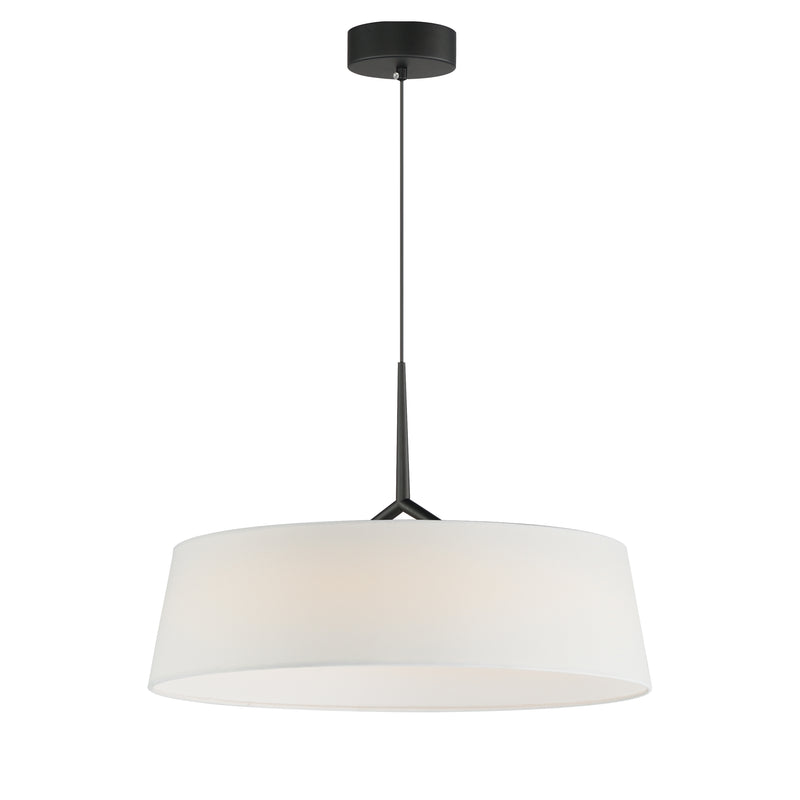 Paramount 21" LED Pendant, Natural Aged Brass or Black