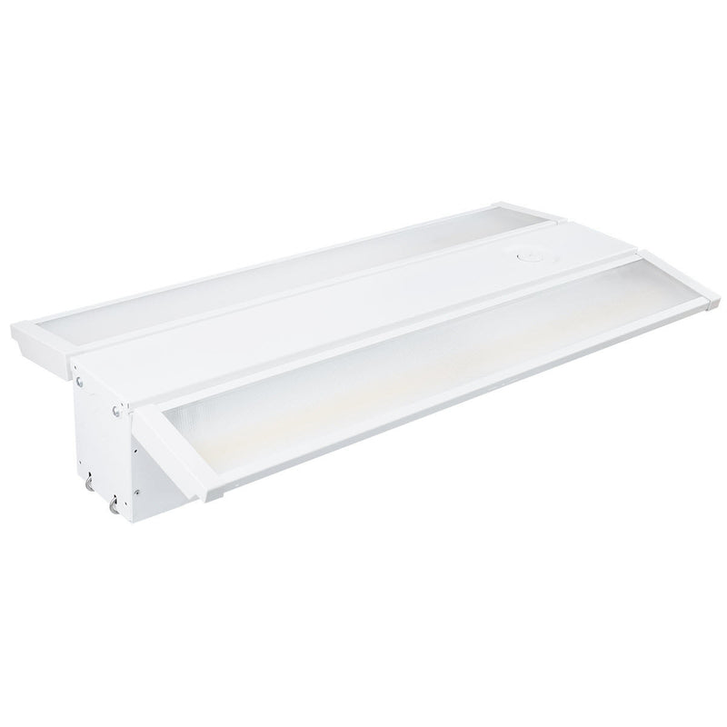 Foldable 2 Foot Linear High Bay, 14,850 Lumens, 70W/90W/110W Selectable, 5000K, 0-10V Dimmable, 120-277V, White Finish