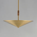 Helsinki 20" Pendant, Natural Aged Brass