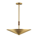 Helsinki 20" Pendant, Natural Aged Brass