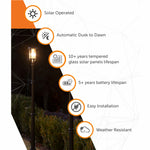 Aurora Solar Lamp Post with EZ Anchor