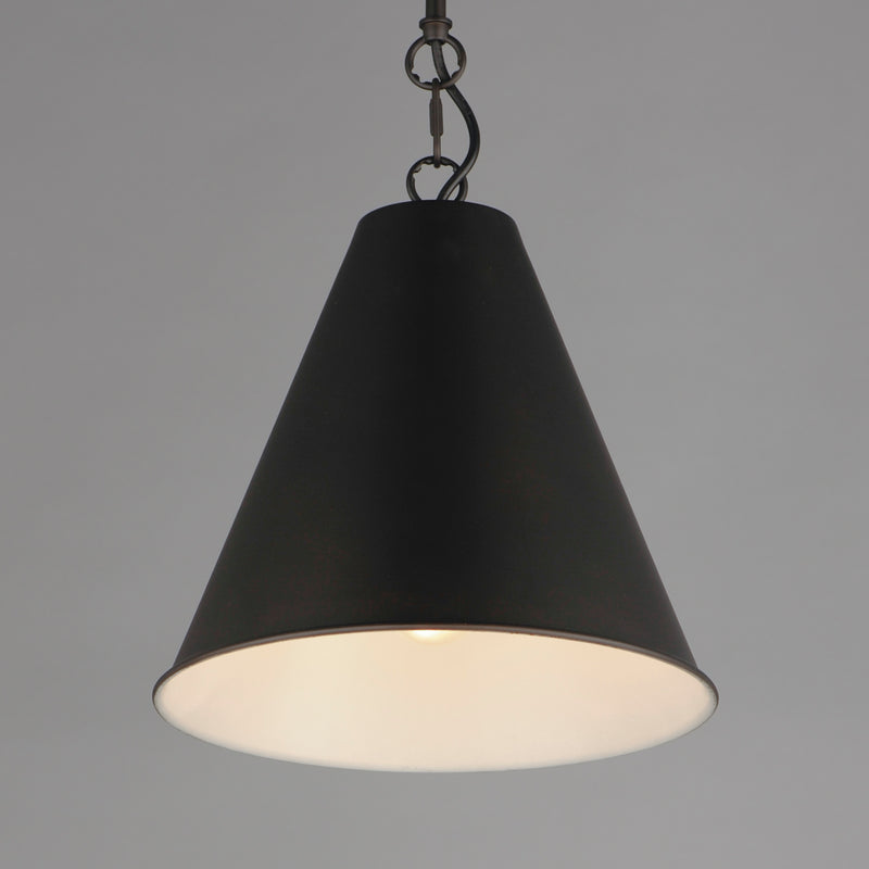 Veritas 12" 1-Light Pendant, Chestnut Bronze