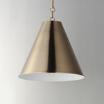 Veritas 18" 1-Light Pendant, Chestnut Bronze, Heritage, or Satin Nickel