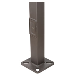 10FT Square Steel Light Pole, 4 Inch