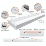 11" LED Undercabinet Bar Light, 6W, 350 Lumens, CCT Selectable, 120V, White or Bronze Finish