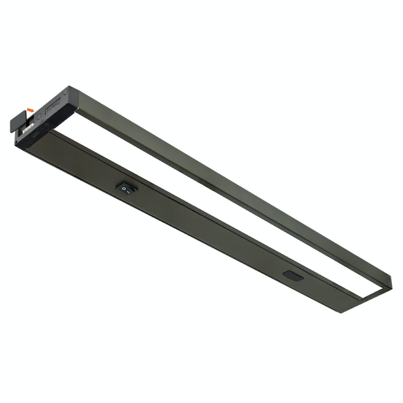 11" LED Undercabinet Bar Light, 6W, 350 Lumens, CCT Selectable, 120V, White or Bronze Finish