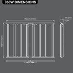 LED Commercial Grow Light, Qube-Line, 2496 Lumens, 960W, 120-277V