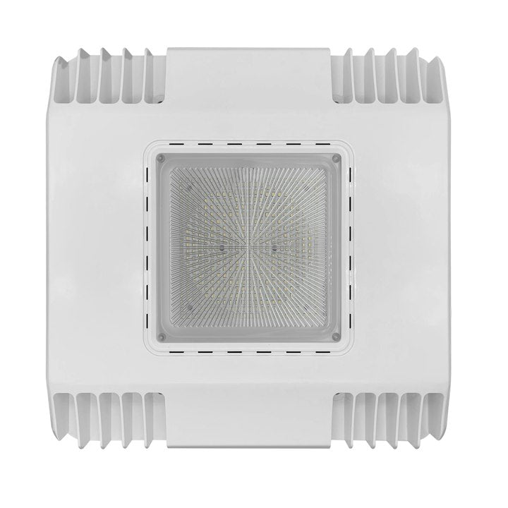 Large Square Canopy: Slim-Line, 150W, 18000 Lumens, 100-277V