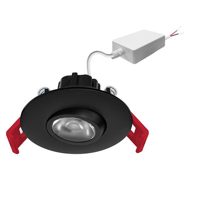 2" Smooth Gimbal Downlight: LV-Line, 350 Lumens, 5W, 3000K, 120V