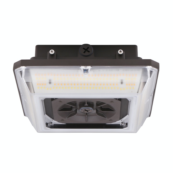 ARCY-Line: Square Canopy Fixture, 13050 Lumen Max, Wattage and CCT Selectable, 120-277V, Bronze or White Finish