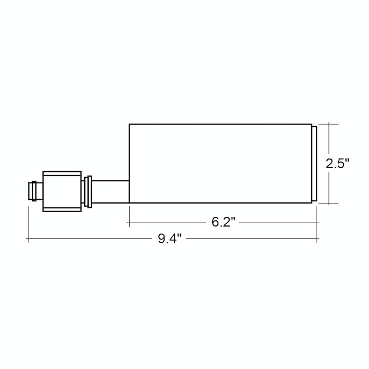 Track Heads: ACRY-Line, 10W, 1000 Lumens, CCT Selectable, 120V, Black or White Finish