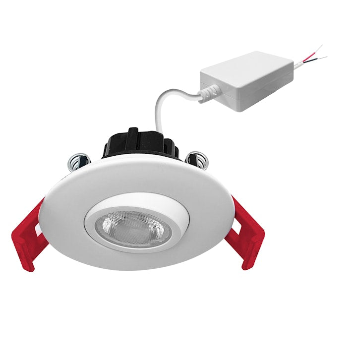 2" Smooth Gimbal Downlight: LV-Line, 350 Lumens, 5W, 3000K, 120V