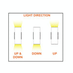 4" Architectural Cylinder Up and/or Down Light, 2100 Lumen Max, CCT and Wattage Selectable, Integrated Photocell, 120-277V