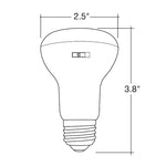 10PK BR Series: 5-CCT LED Bulb, BR20 40W Equivalent, 6W, 120V