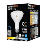 6PK BR Series: 5-CCT LED Bulb, PAR30 75W Equivalent, 8W, 120V