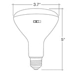 6PK BR Series: 5-CCT LED Bulb, PAR30 75W Equivalent, 8W, 120V