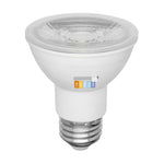 10PK PAR Series: 5-CCT LED Bulb, PAR20 50W Equivalent, 7W, 120V