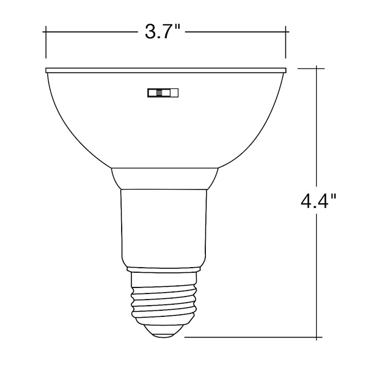 6PK PAR Series: 5-CCT LED Bulb, PAR30 75W Equivalent, 10W, 120V