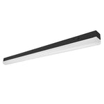 2FT Round Strip Light, 2600 Lumens, 20W, CCT Selectable, 120-277V, Optional Emergency Backup and Sensors, White or Black Finish