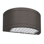 LED Semi-Circle Up/Down Wall Pack, 11,600 Lumen Max, CCT and Wattage Selectable, Integrated Photocell, 120-347V