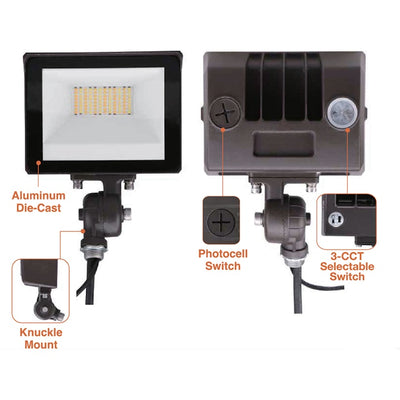 Mini Flood Light: ARCY-Line, 15,000 Lumen Max, Wattage and CCT Selectable, 120-277V