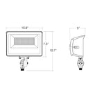 Mini Flood Light: ARCY-Line, 15,000 Lumen Max, Wattage and CCT Selectable, 120-277V