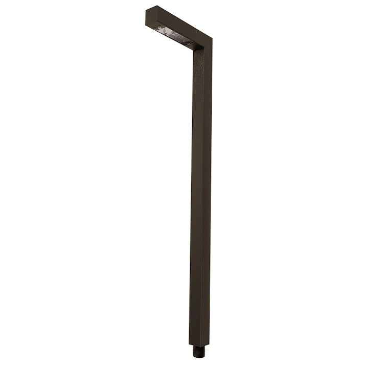 22" Path Light: L-Shape, 12V, Bronze or Black