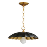 Primrose 1-Light Pendant, Black, Dark Grey or Matte White