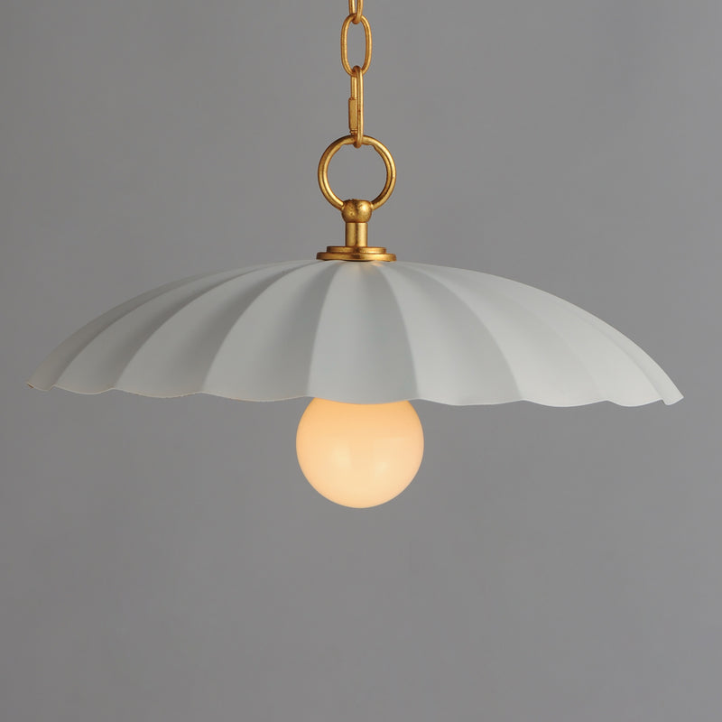 Primrose 1-Light Pendant, Black, Dark Grey or Matte White