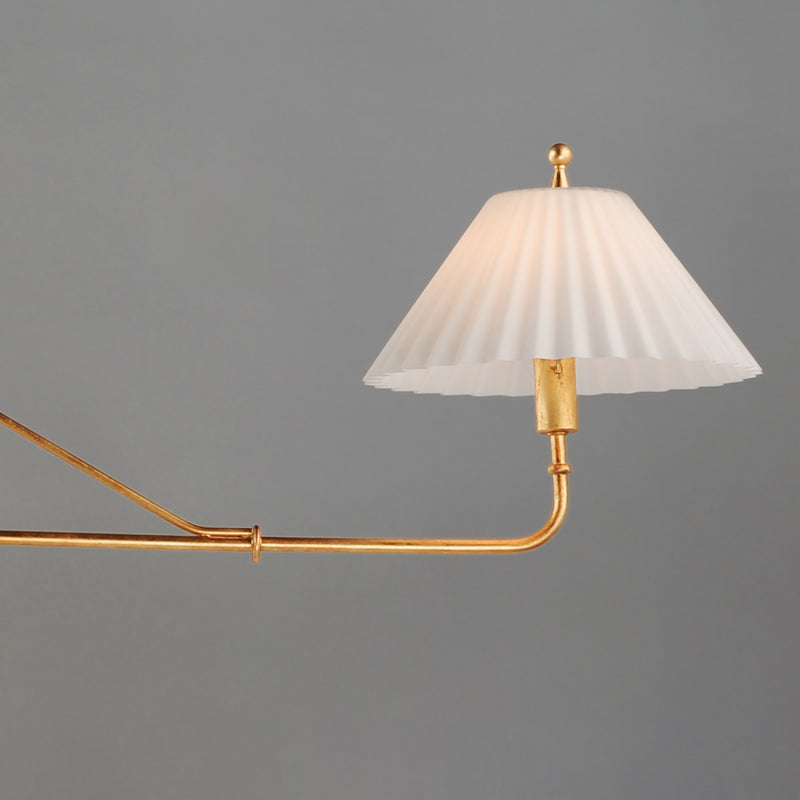 Kismet 2-Light Pendant, Gold Leaf