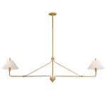 Kismet 2-Light Pendant, Gold Leaf