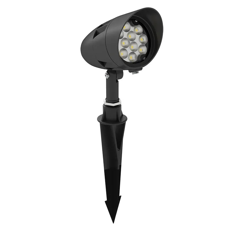 12W X-GEN BULLET LANDSCAPE FLOOD LIGHT, 3000K OR 4000K, 12V, BLACK OR BRONZE