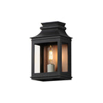 Savannah VX Small Outdoor Sconce, Antique Copper / Black Oxide or Black Oxide