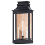 Savannah VX 3-Light Outdoor Sconce, Antique Copper / Black Oxide or Black Oxide