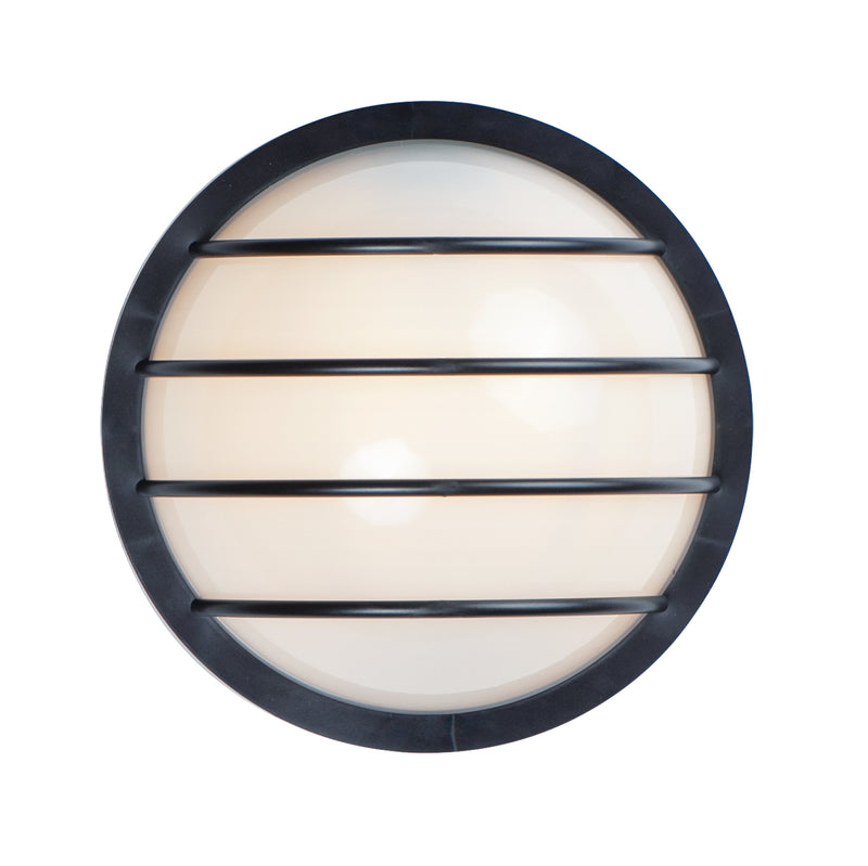 Bulwark 1-Light Outdoor Wall Sconce, Black or White