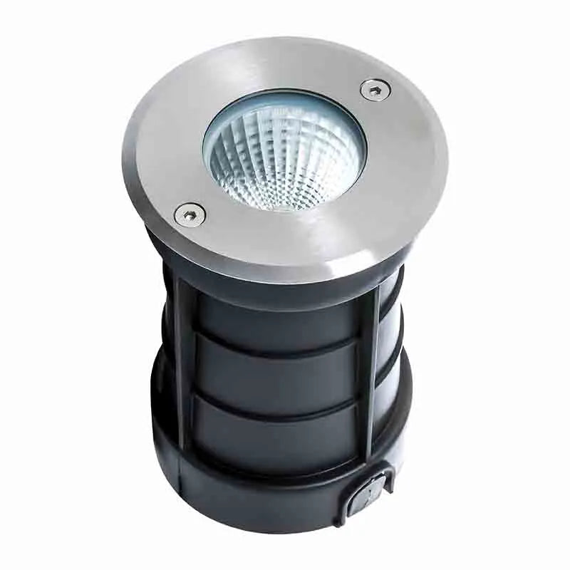 10W STAINLESS STEEL IN-GROUND LIGHT, 620 LM, 3000K, RGBW, 12V