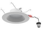 6 Inch LED RGB+W Smart Round Downlight Retrofit, 12W, CCT Selectable, 120V