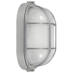 1 Light Outdoor Bulkhead, 100W, 120V, Satin Finish, Nauticus Dual Mount Collection