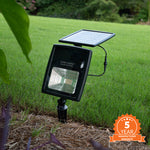 2 PK Solar Flood Light w/Warm White LEDs, 2700K