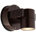 Outdoor Adjustable LED Spotlight 5W, 120V, Bronze Finish, KO Collection