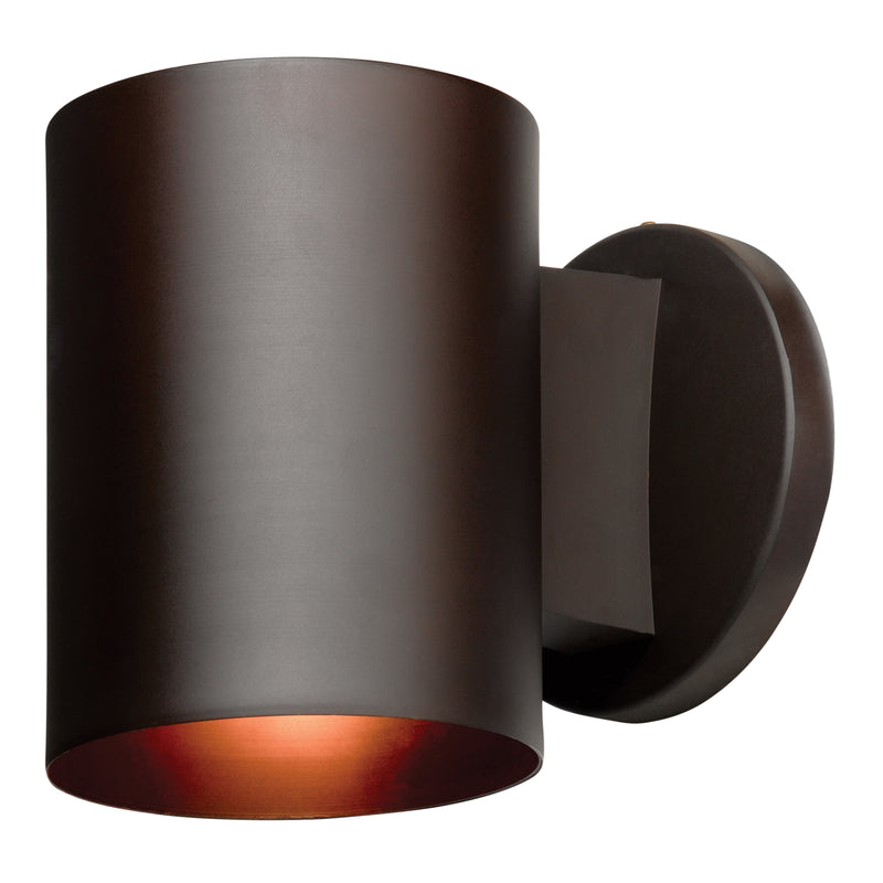 1 Light Outdoor Wall Mount, 60W, 120V, Bronze Finish, Poseidon Collection