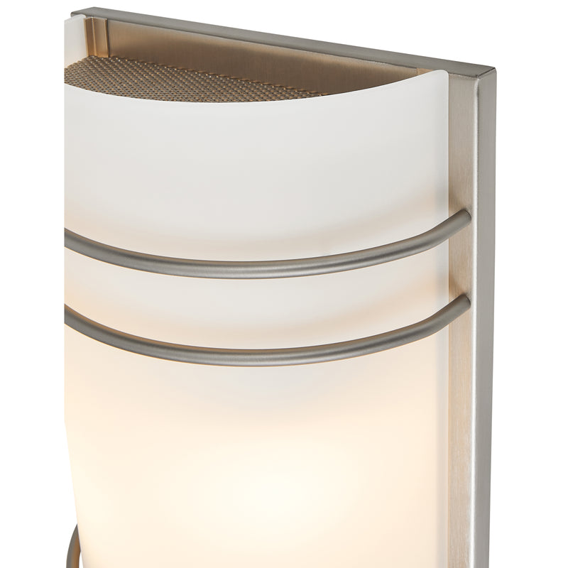 2 Light Wall Sconce, 120W, 120V, Brushed Steel Finish, Cassi Collection